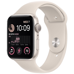 Apple Watch SE (2022) - 44mm - M/L - Starlight - MNTE3LL/A