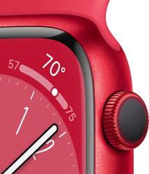 Apple Watch Series 8 (GPS) - 45mm - Sport Band - M/L - Red